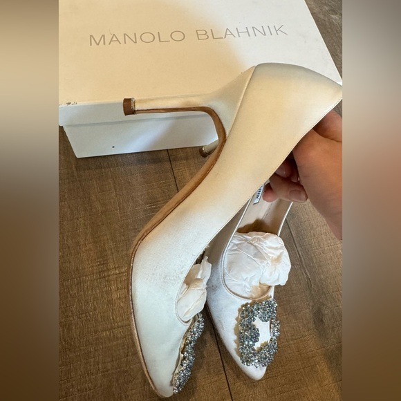 Sold Manolo Blahnik Hangisi Pump 38 - Picture 3 of 10